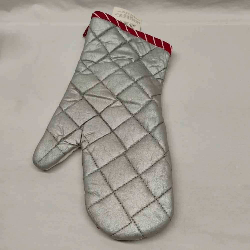NWT Pillsbury Doughboy Warm‎ Greeting Christmas Oven Mitt & Hand Towel 1998